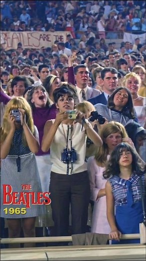 Footage of Hysterical Fans that went Viral at One Time💥 #thebeatles #fans #concert #music #history