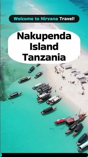Nakupenda Island Tanzania 🌊 The Hidden Paradise That Disappears With the Tide #travel