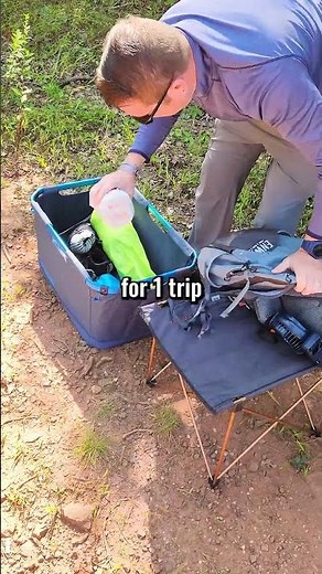 One trip. All your gear. No camp chaos. 🙌 Best Camping Storage Upgrade for Weekend Trips