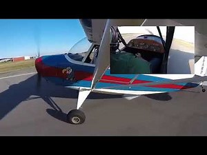 Ground loop in a 1946 Champ