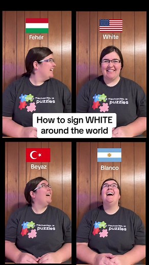 How to sign WHITE in #hungary🇭🇺 #turkey🇹🇷 #argentina🇦🇷 #usa🇺🇸 #signlanguage ⚪️ #asl #colors #white #blanco #feher #beyaz #magyar #signos #languages #nyelvtanulás #learn #learnontiktok #tiktok #fyp #1min #languagelearning #viral #colores