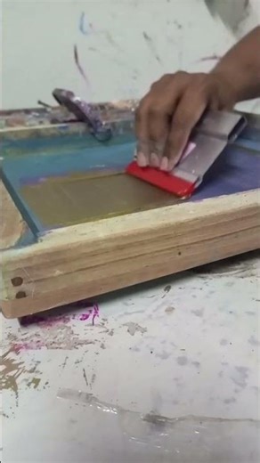 screen printing on multicolor