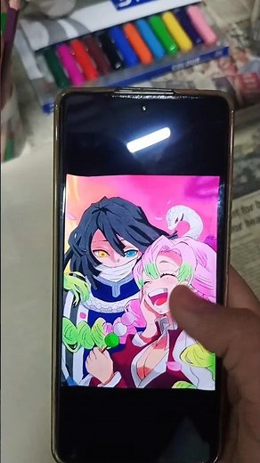 mitsuri and obanai drawing|#mitsuri #mitsurikanroji #demonslayer #obanai #anime #shorts