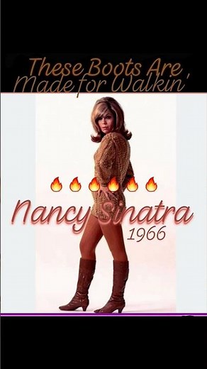 "These Boots Are Made for Walkin'"~1966 Nancy Sinatra #Sunday60s #60smusic