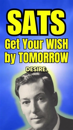 SATS Use it To MANIFEST Your Desires OVERNIGHT Neville Goddard #shorts #world #motivation #youtube
