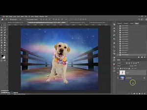Pet Rainbow Bridge Digital Backdrop Tutorial