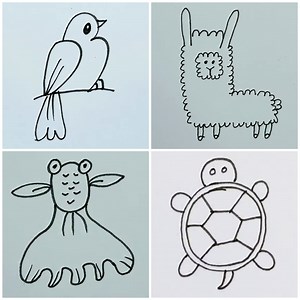 15K views · 451 reactions | Learn to Draw in Easy Steps - Suitable for Kindergarten Kids | Simple Drawings | Facebook