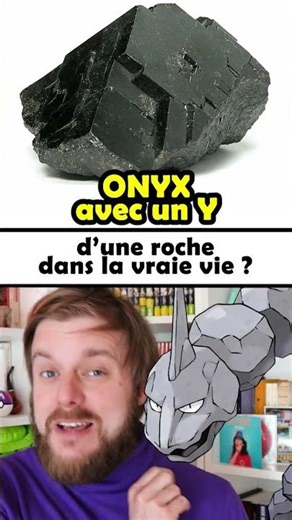 Why is there Onix in Pokémon? 🤔 #pokemon #onix #onyx #funfact