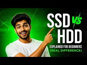 SSD vs HDD Explained for Beginners (Real Difference)