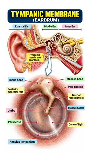 Tympanic Membrane (Eardrum) Anatomy | High-Yield Medical & Nursing Review
