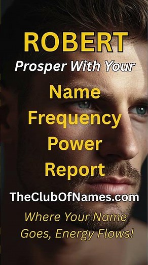 ROBERT ⭐ Real Meaning of the Name Robert - Frequency Power Report