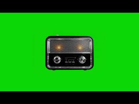 Radio 📻 Green Screen Animation | Free Video Overlay Effect