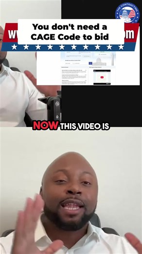 Mind blown! You can actually submit proposals on sam.gov WITHOUT a cage code. Stop waiting, start applying! #SamGov #GovernmentContracts #BusinessTips #Entrepreneur #CageCode