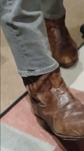 Cowboy boots stomp