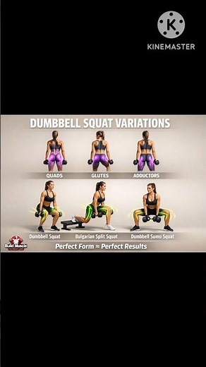 Dumbbell Squat Variations for Perfect Form (Full Guide)Build Strong Legs Fast – Dumbbell Squat Varia