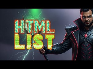 HTML List || ICT || HSC #education