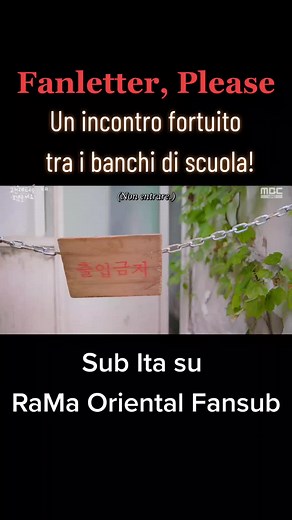 Nuova serie disponibile sub ita sul RaMa Oriental Fansub, da qui potrete vederlo tranquillamente! Un inizio impressionante! 🇰🇷Fanletter, Please 🔖Han Kang Hee è un'attrice di alto livello che ha iniziato a recitare fin dall'infanzia. A causa della pressione come star di alto livello, la sua autostima inizia a diminuire e aumentano i commenti negativi sul suo dramma. Lo stress causato da quei commenti la tiene lontana anche dalle lettere dei fan. In questa crisi, casualmente incontra il suo pri