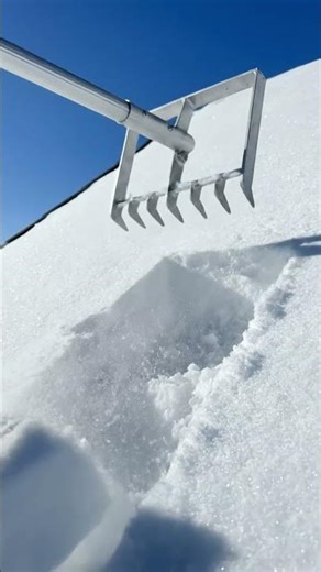 The Most Satisfying Roof Rake Cut