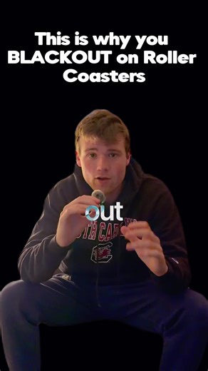 Ever greyed out on a coaster??? Here’s why🎢 #fyp #rollercoastertiktok #viral #trending #pov