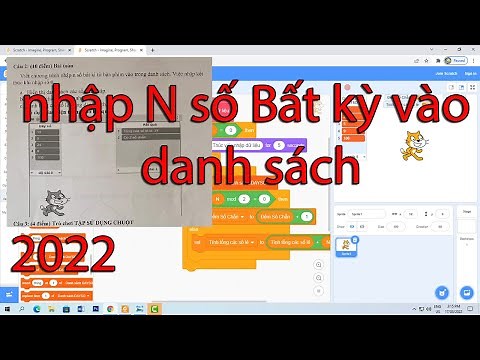 Hướng Dẫn Lập Trình Scratch Viết Chương Trình Nhập Vào N Số Vào Danh Sách | VDD SHOA