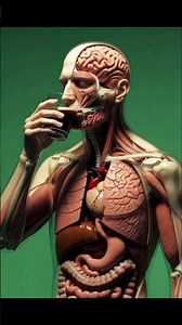 What Happens to Your Body When You Drink Coffee? ☕ Benefits Energy Boost & Side Effects 3D Animation