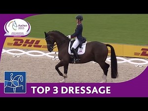 Top 3 Dressage Freestyle - Aachen - FEI European Championships 2015
