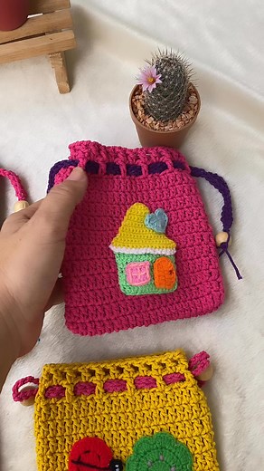 2.6K views · 14 reactions | Draw String Bag #crochet #handmade #diy #crafting #craftstoryshop | Do by Heart | Facebook