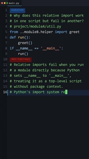 You Wrote This Bug Too: Why does this relative import work in one script but fail