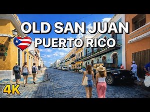 Old San Juan Puerto Rico Walking Tour 4K 🇵🇷 | Historic Streets 2026 [ FULL TOUR ]