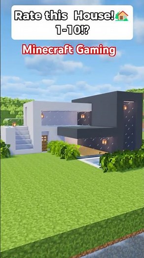 Modern House in Minecraft #minecraft #minecraftbuild