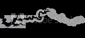 Gambia rotating 3D country map animation. Glossy surface with reflections.