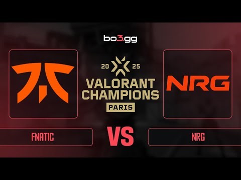 Fnatic vs NRG ON VALORANT Champions 2025 - FULL MATCH REPLAY