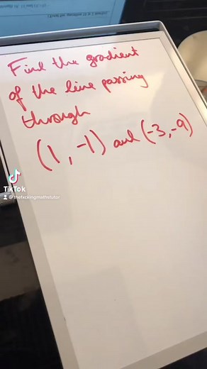 #mathe #gradient #equation #line #fyp