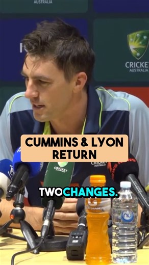 ESPNcricinfo | Pat Cummins confirms that he’s ready to go, as Nathan Lyon also comes back into the playing XI for his home Test #TheAshes | Instagram