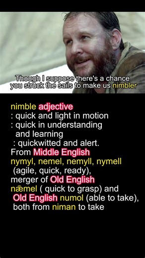 Word of the Day: “Nimble” ⚡ | #vocabulary #movie #educational #shorts
