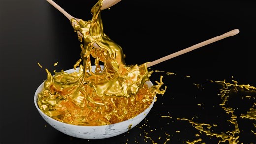 Blender 43 Fluid Simulation Easy Water Simulation Blender Tutorial/流体解算