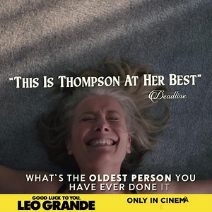 Treat yourself to an adventure. #GoodLuckToYouLeoGrande starring Emma Thompson and Daryl McCormack, only in cinemas now | Roadshow