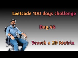 LeetCode 74 Search a 2D Matrix | Java Solution Explained