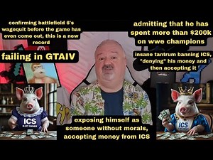 DsP--wagequitting battlefield 6--more than $200k on wwe champions--false morality, ICS is his owner