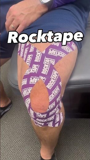Rocktape Application for Knee Pain #tape