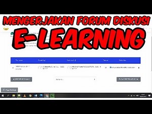 Cara Menjawab Forum Diskusi E-Learning || Universitas Pamulang