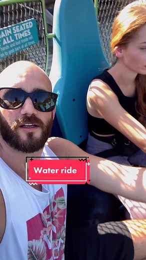 Best part about a water ride #couplescomedy #waterides #marriagehumor
