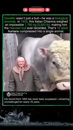 Heaviest Bull Ever Recorded #shorts #incredible #facts