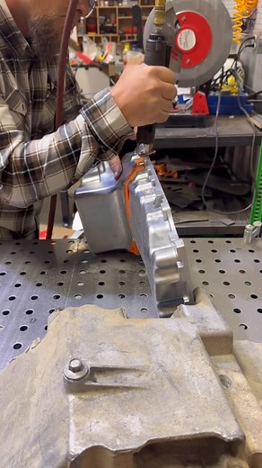 Oil pans walk into a bar Time to modify a rear sump Inline 5 oil pan to fit our i6, am I in over my head #careers #carservice #mechanics | dickin dustriesinc