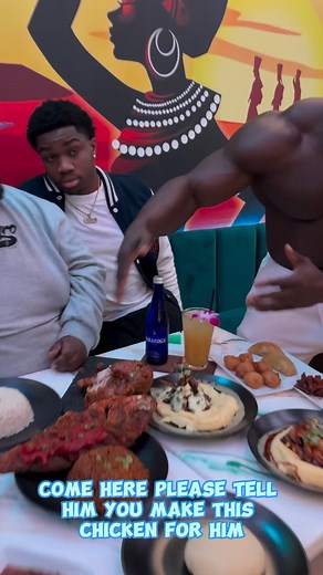 I walk from jersey to Philly to find a perfect cheat day spot for this sloppy joker @primefusionlounge is the African restaurant in Philly @Iamphatpapi savoring his cheat day @primefusionlounge_ , immers #oxtail #atasteoflola #cornbread #soulfood #njcaterer | 𝗠𝗮𝗿𝗰𝗲𝗹𝗹𝘂𝘀 𝗚𝗿𝗲𝗴𝗼𝗿𝘆