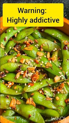 High Protein Garlic Chilli Edamame | 10 Min Healthy Snack | Quick Protein Snack |Easy Edamame Recipe