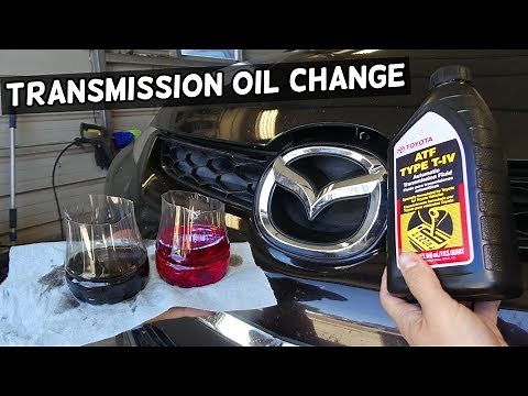 HOW TO CHANGE AUTOMATIC TRANSMISSION FLUID ON MAZDA 3 5 6 CX-7 CX-9