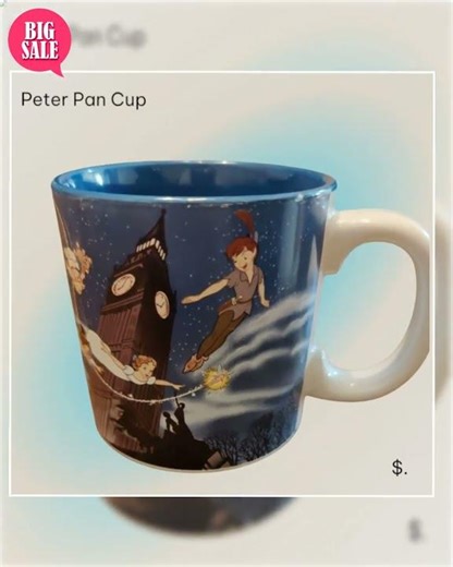 Walt Disney Classics Collectable Peter Pan Mug