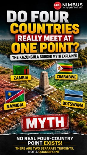 Do Four Countries Really Meet at One Point? | The Kazungula Border Myth Explained