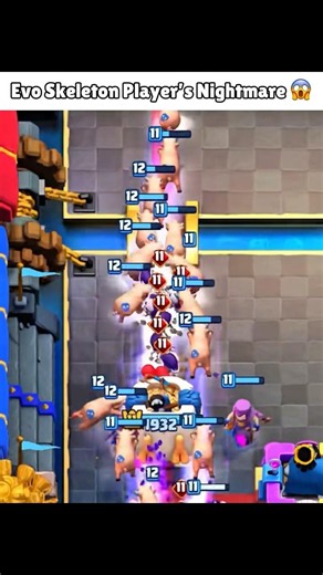 Clash royal evo skeleton #clashroyale #evolution #gaming